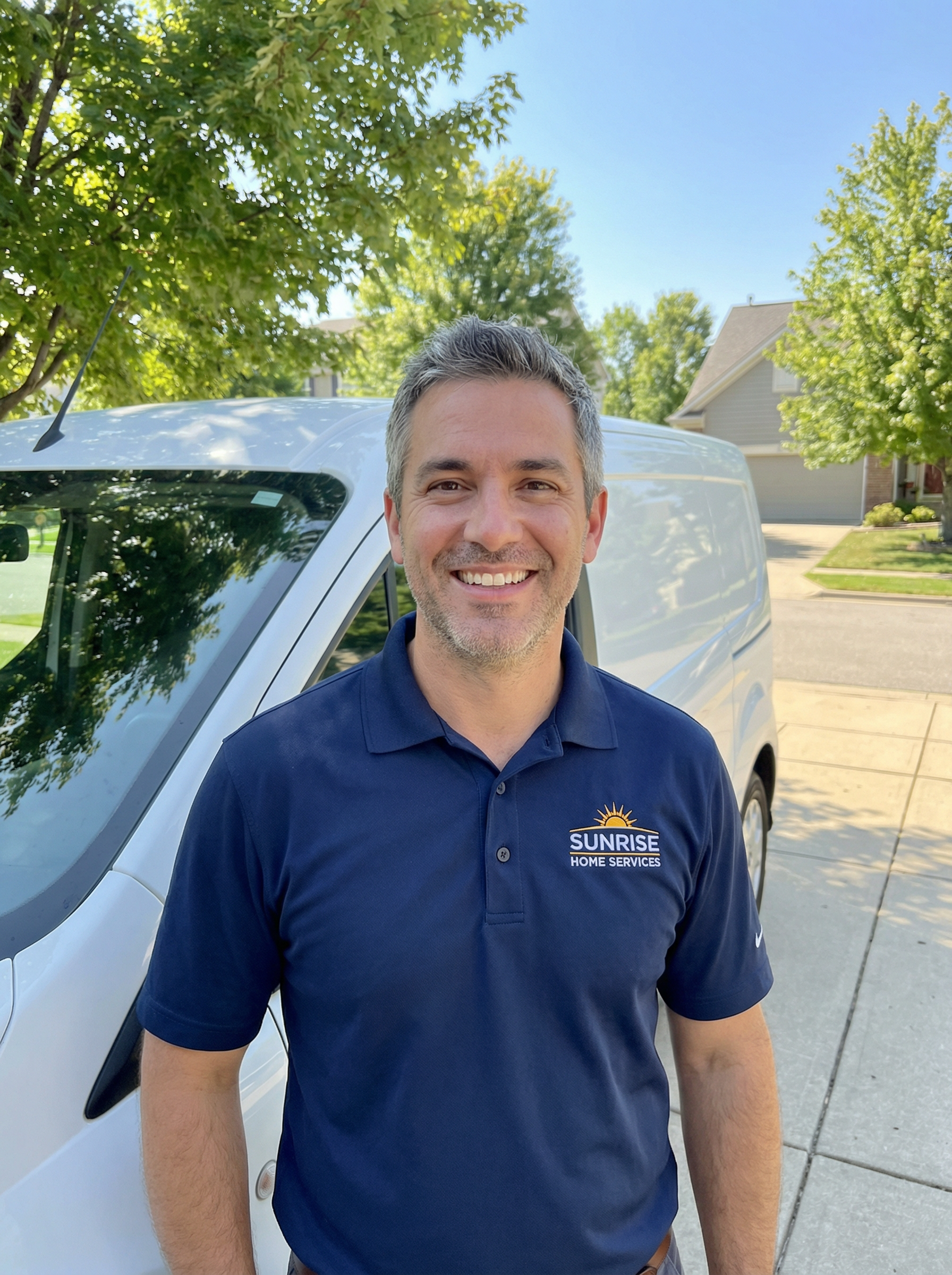 SunDuct Clean Air Solutions LLC owner Michael at work